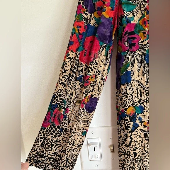 SALE 90s Floral Blazer Jacket Vintage Fairy Cottagecore 80s Carole Little Casual - Picture 4 of 5